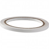 Doppelseitiges Klebeband, B 6 mm, 10 m/ 1 Rolle