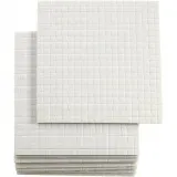 3D-Klebepads, Größe 5x5 mm, Dicke 2 mm, 10x400 Stk/ 1 Pck