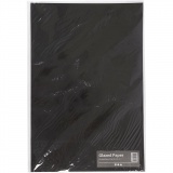 Glanzpapier, Blatt 32x48 cm, 80 g, Schwarz, 25 Bl./ 1 Pck