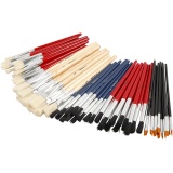 YellowLine Pinsel-Set, 4+8+10+12+3/4, 60 Stk/ 1 Pck