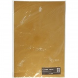 Glanzpapier, Blatt 32x48 cm, 80 g, Gold, 25 Bl./ 1 Pck