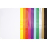 Glanzpapier, Blatt 32x48 cm, 80 g, Sortierte Farben, 11x25 Bl./ 1 Pck