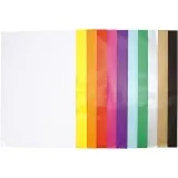 Glanzpapier, Blatt 32x48 cm, 80 g, Sortierte Farben, 11x25 Bl./ 1 Pck