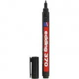 Edding 370 Marker, Strichstärke 1 mm, Schwarz, 1 Stk