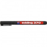 Edding 370 Marker, Strichstärke 1 mm, Schwarz, 1 Stk