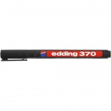 Edding 370 Marker, Strichstärke 1 mm, Schwarz, 1 Stk