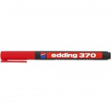 Edding 370 Marker, Strichstärke 1 mm, Rot, 1 Stk