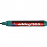 Edding 300 Marker, Strichstärke 1,5-3 mm, Grün, 1 Stk