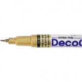 Permanent-Marker, Strichstärke 0,8 mm, Gold, 1 Stk