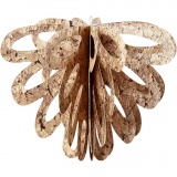 Papierzapfen, H 6,8 cm, 120 g, 6 Stk/ 1 Pck