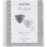 Papierzapfen, H 6,8 cm, 120 g, 6 Stk/ 1 Pck