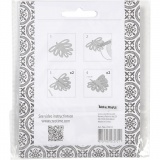 Papierzapfen, H 6,8 cm, 120 g, 6 Stk/ 1 Pck