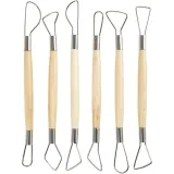 Ton-Schlingen, runde Kanten, L 20 cm, 6 Stk/ 1 Pck