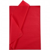 Seidenpapier, 50x70 cm, 14 g, Rot, 25 Bl./ 1 Pck