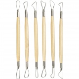 Ton-Schlingen, scharfe Kanten, L 20 cm, 6 Stk/ 1 Pck
