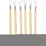 Ton-Schlingen, scharfe Kanten, L 20 cm, 6 Stk/ 1 Pck