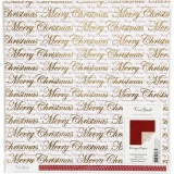Design-Papier, Frohe Weihnachten & Punkte, Blatt 30,5x30,5 cm, 180 g, Gold, 3 Bl./ 1 Pck