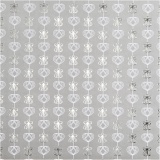 Design-Papier, Engel & Herzen, Blatt 30,5x30,5 cm, 180 g, Silber, 3 Bl./ 1 Pck