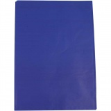 Seidenpapier, Blatt 50x70 cm, 17 g, Blau, 25 Bl./ 1 Pck