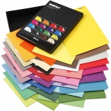 Color Bar-Karton, A4, 210x297 mm, 250 g, Sortierte Farben, 16x10 Bl./ 1 Pck