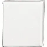 Leinwand, T 1,6 cm, Größe 10x10 cm, 360 g, Weiß, 1 Stk