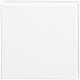 Leinwand, T 1.6 cm, Größe 15x15 cm, 360 g, Weiß, 1 Stk
