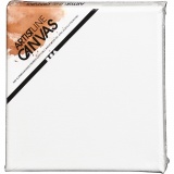 Leinwand, T 1.6 cm, Größe 15x15 cm, 360 g, Weiß, 1 Stk