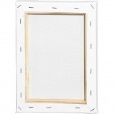 Leinwand, T 1.6 cm, Größe 18x24 cm, 360 g, Weiß, 10 Stk/ 1 Pck