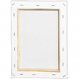 Leinwand, T 1.6 cm, Größe 18x24 cm, 360 g, Weiß, 1 Stk