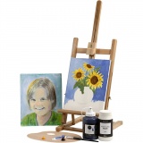 Leinwand, T 1.6 cm, Größe 24x30 cm, 360 g, Weiß, 10 Stk/ 1 Pck