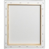 Leinwand, T 1.6 cm, Größe 24x30 cm, 360 g, Weiß, 1 Stk