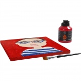 Leinwand, T 1.6 cm, Größe 30x30 cm, 360 g, Weiß, 1 Stk