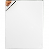 Leinwand, T 1.6 cm, Größe 30x40 cm, 360 g, Weiß, 1 Stk