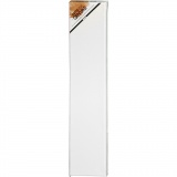 Leinwand, T 1.6 cm, Größe 10x50 cm, 360 g, Weiß, 1 Stk