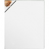 Leinwand, T 1.6 cm, Größe 50x60 cm, 360 g, Weiß, 5 Stk/ 1 Pck