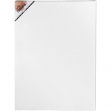 Leinwand, T 1.6 cm, Größe 60x80 cm, 360 g, Weiß, 5 Stk/ 1 Pck