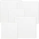 Leinwand, T 1,6 cm, Größe 15x15 cm, 360 g, Weiß, 40 Stk/ 1 Pck
