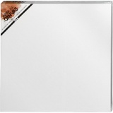 Leinwand, T 3,7 cm, Größe 50x50 cm, 360 g, Weiß, 5 Stk/ 1 Pck