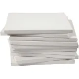 Leinwand, T 1,6 cm, Größe 30x30 cm, 280 g, Weiß, 40 Stk/ 1 Pck
