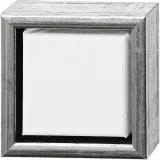 Leinwand mit Holzrahmen, Größe 10x10 cm, 360 g, Weiß, 6 Stk/ 1 Pck