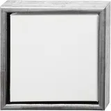 Leinwand mit Holzrahmen, Größe 20x20 cm, 360 g, Weiß, 6 Stk/ 1 Pck