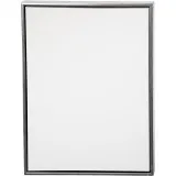 Leinwand mit Holzrahmen, Größe 60x80 cm, 360 g, Antiksilber, Weiß, 1 Stk