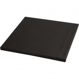 Leinwand, T 1,6 cm, Größe 30x30 cm, 360 g, Schwarz, Weiß, 10 Stk/ 1 Pck