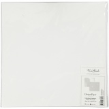 Design-Papier, Blatt 30,5x30,5 cm, 120+128 g, Weiß, 2 Bl./ 1 Pck