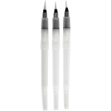 Wasserpinsel, Größe S+M+L, 10 ml, 3 Stk/ 1 Pck