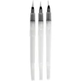 Wasserpinsel, Größe S+M+L, 10 ml, 3 Stk/ 1 Pck