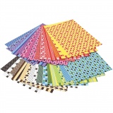 Color Bar-Karton, A4, Blatt 210x297 mm, 250 g, 16 Bl. sort./ 1 Pck