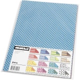 Color Bar-Karton, A4, Blatt 210x297 mm, 250 g, 16 Bl. sort./ 1 Pck
