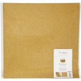 Design-Papier, Blatt 30,5x30,5 cm, 120+128 g, Gold, 2 Bl./ 1 Pck