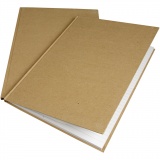 Notizbuch , A4, Blatt 210x297 mm, 60 g, Braun, 1 Stk